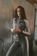 Костюм в'язка зі вставками