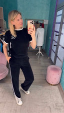 Костюм махра штани та поло/звичайна футболка