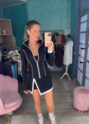 Тенісний набір: рашгард та спідниця