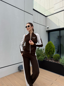 Костюм в'язка зі вставками