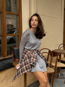 В'язана подвійна сукня