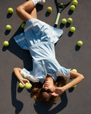 Костюм джерсі поло та спідниця