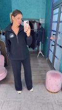 Костюм в'язка з коміром