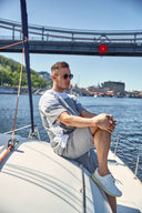 Костюм літній з акцентними вставками