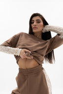 Костюм тринитка з гіпюром