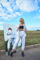 Однотонний костюм