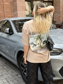 Футболка з принтом Wild beach