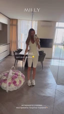 Сет: топ з коміром та велосипедки